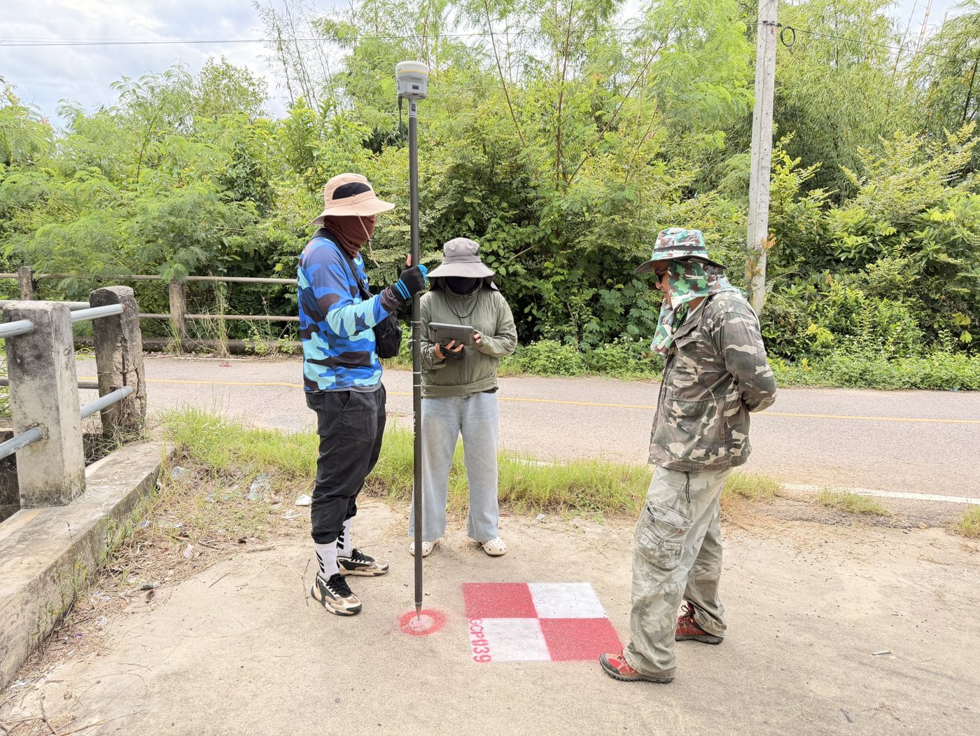 รังวัดหมุดควบคุมภาพถ่ายทางอากาศ (GCP) ด้วย GNSS